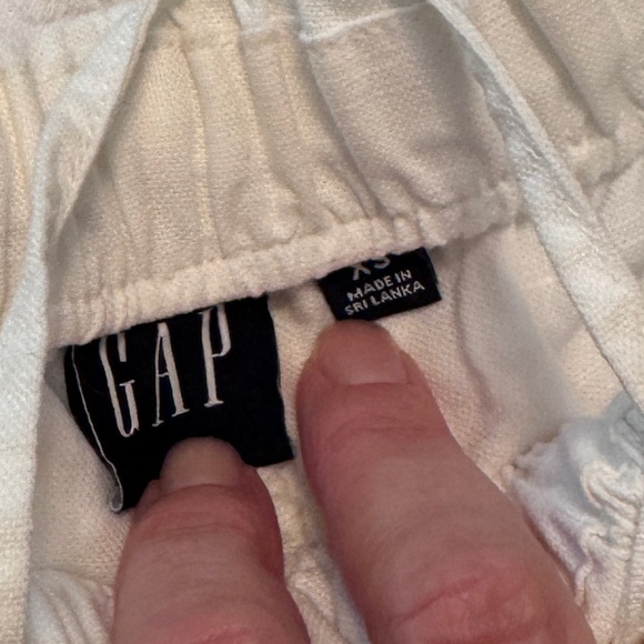 GAP white Drawstring Pants - Picture 3 of 3